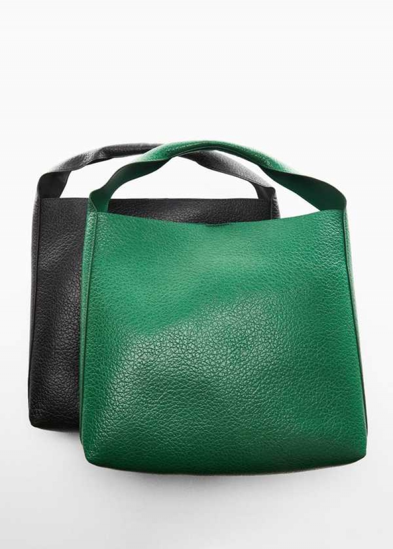 Mango Læder-effect Shopper Bag | MNG-23181