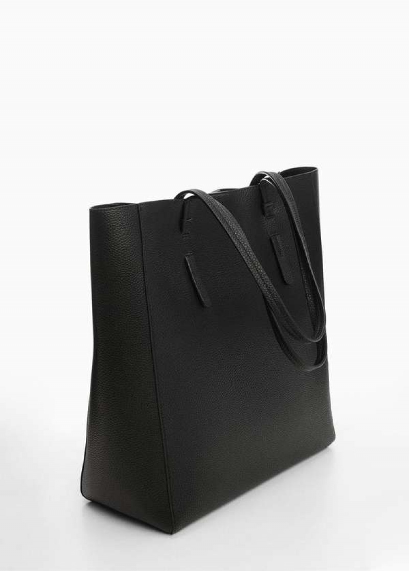 Mango Læder-effect Shopper Bag | MNG-23317