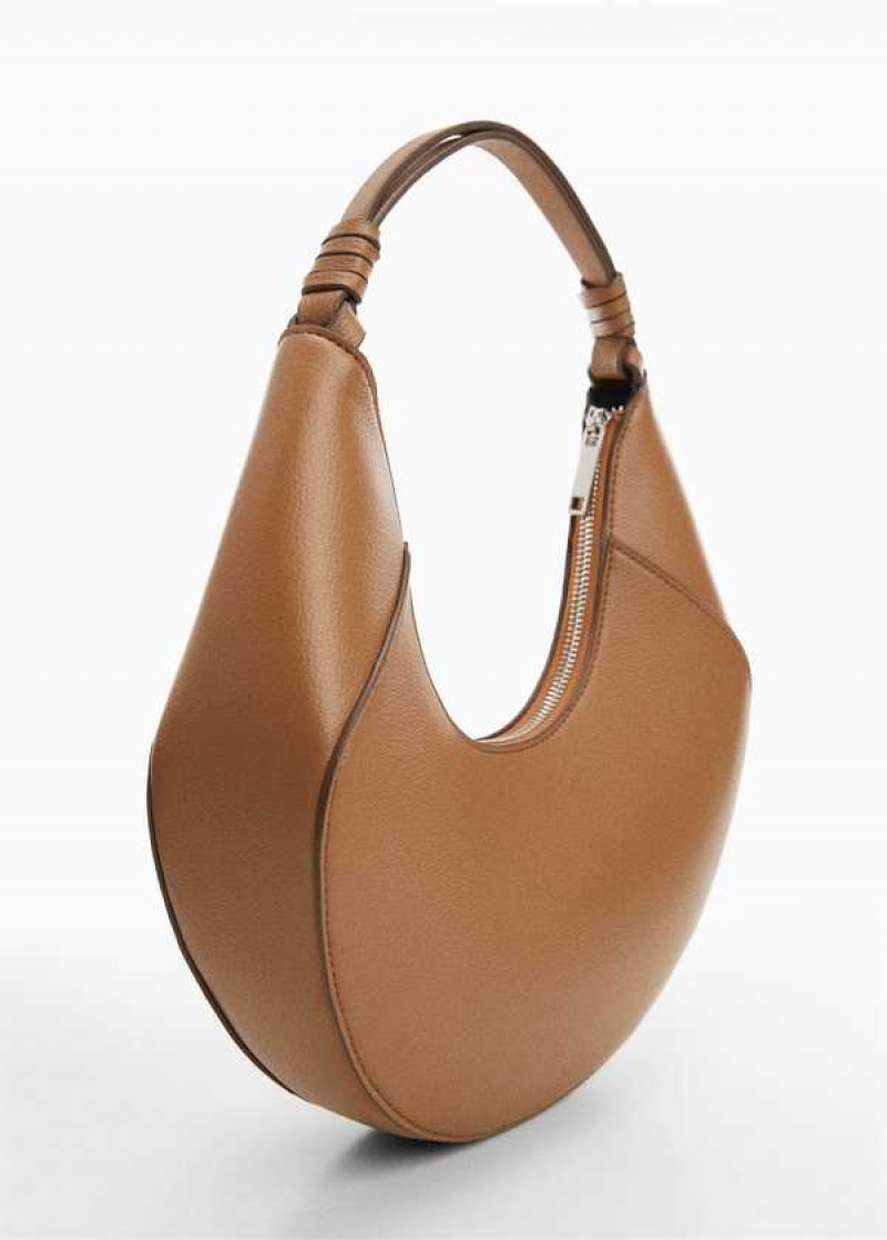 Mango Læder-effect Shoulder Bag | MNG-23297