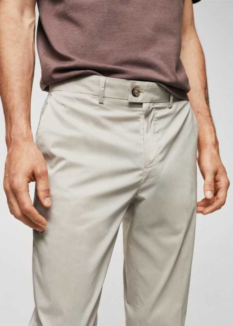 Mango Lehké Bavlněné Pants | MNG-22354