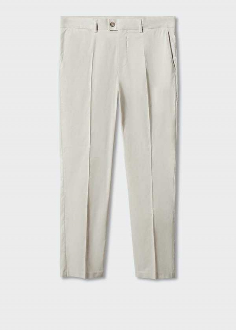 Mango Lehké Bavlněné Pants | MNG-22354