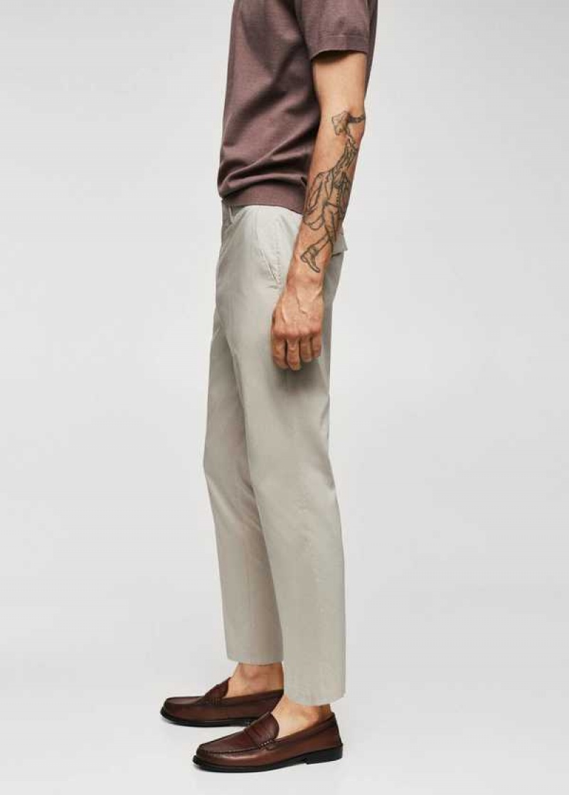 Mango Lehké Bavlněné Pants | MNG-22354