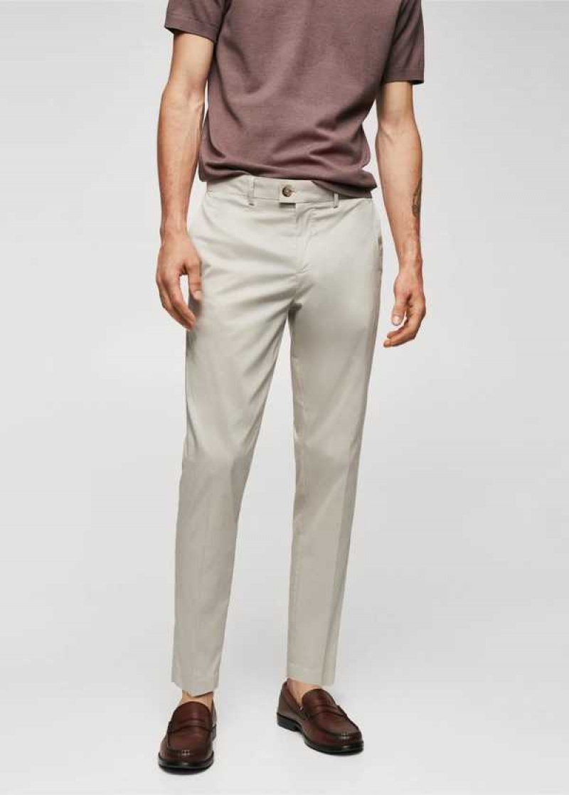 Mango Lehké Bavlněné Pants | MNG-22354