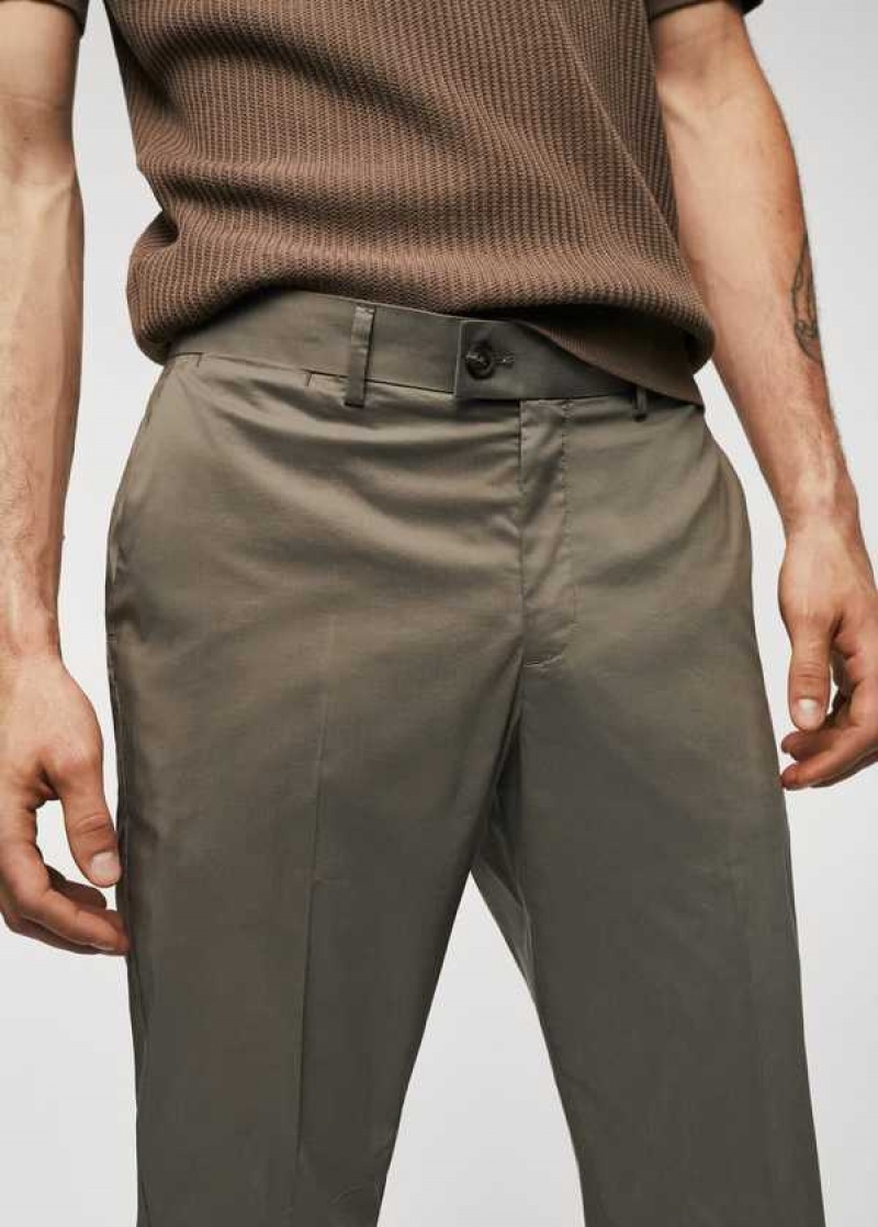 Mango Lehké Bavlněné Pants | MNG-22355