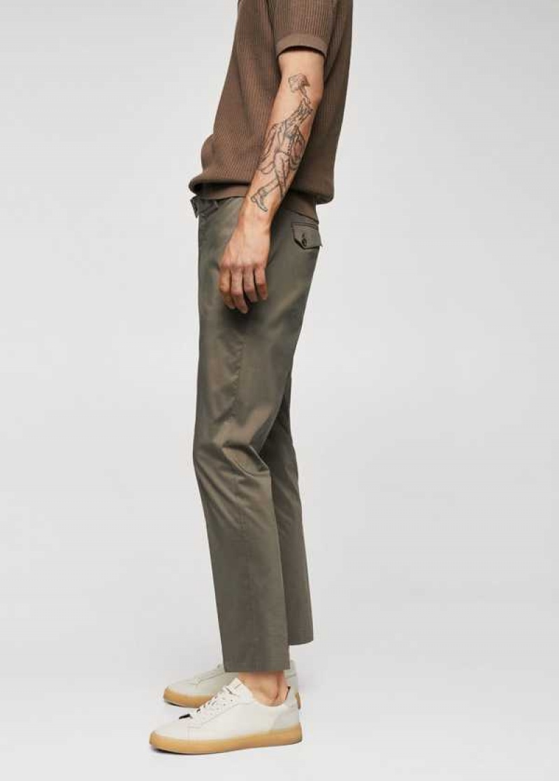 Mango Lehké Bavlněné Pants | MNG-22355