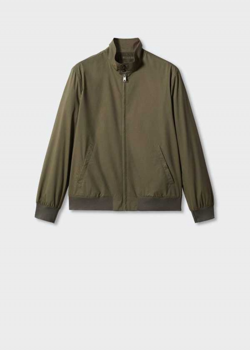 Mango Lehké Fabric Bomber Jacket | MNG-22601