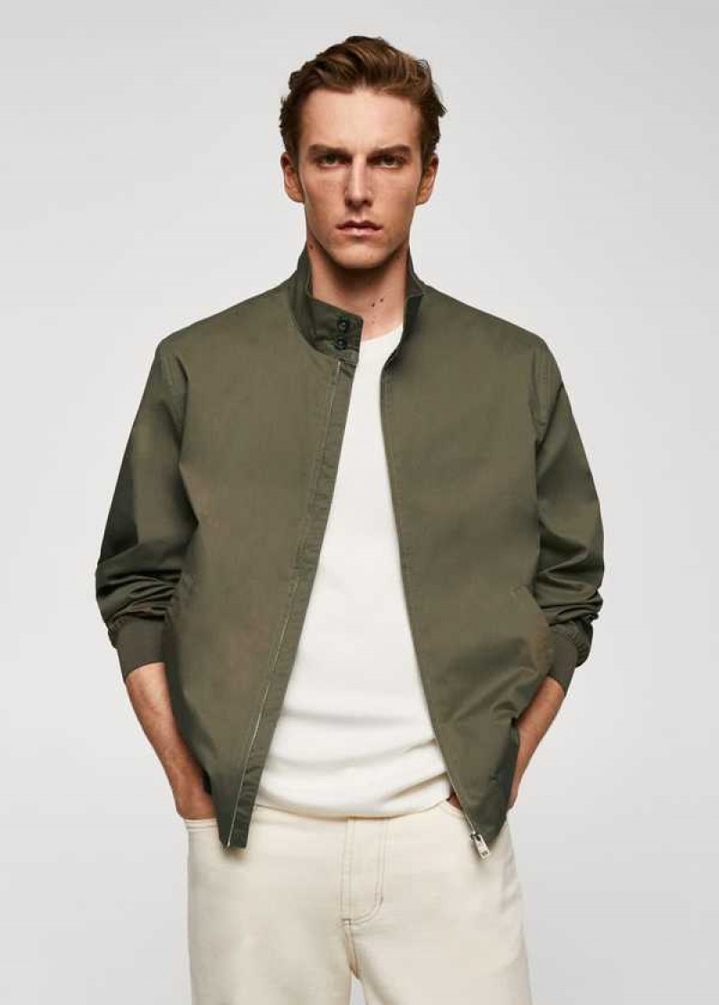 Mango Lehké Fabric Bomber Jacket | MNG-22601