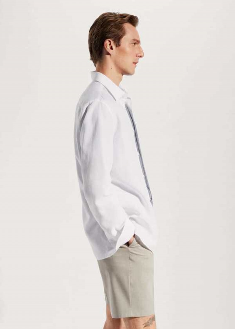 Mango Light Tencel-linen Shirt | MNG-21983