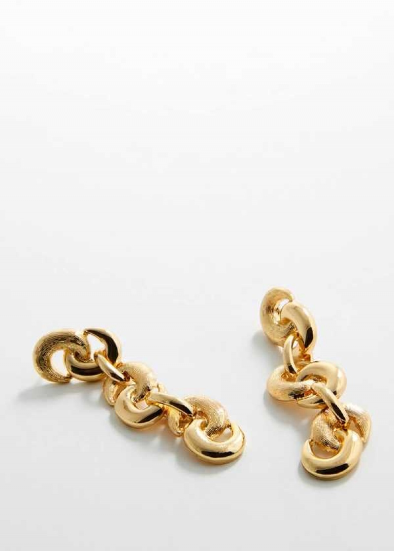 Mango Long Earrings With Intertwined Hoops | MNG-22771