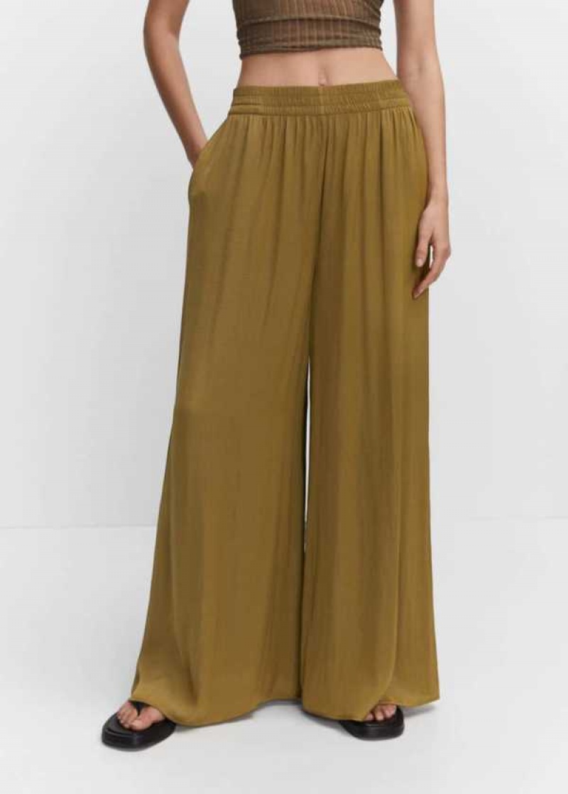 Mango Low-rise Palazzo Pants | MNG-24510