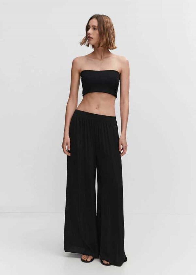 Mango Low-rise Palazzo Pants | MNG-24511