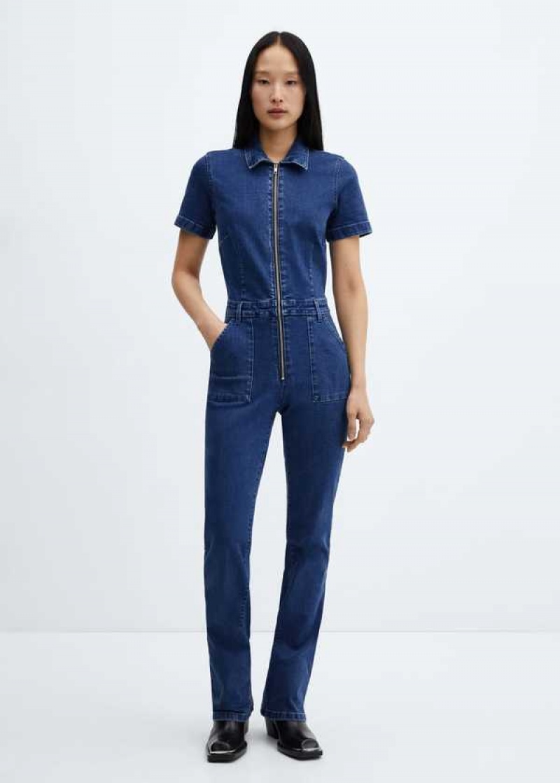 Mango Lurex Jumpsuit With Belt | MNG-25761