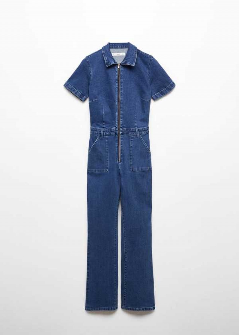 Mango Lurex Jumpsuit With Belt | MNG-25761