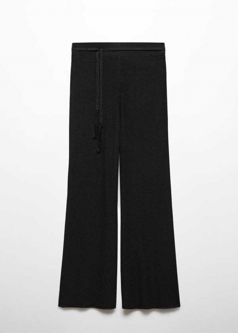 Mango Lurex-knit Flared Pants | MNG-24336