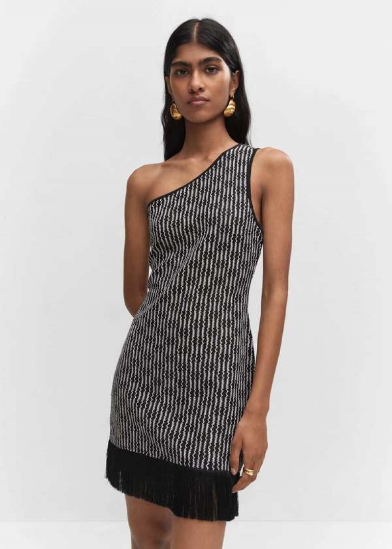 Mango Lurex-knit Midi-dress | MNG-26007