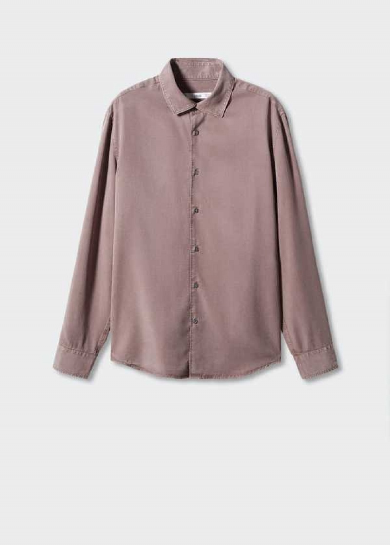 Mango Lyocell Fluid Shirt | MNG-22061