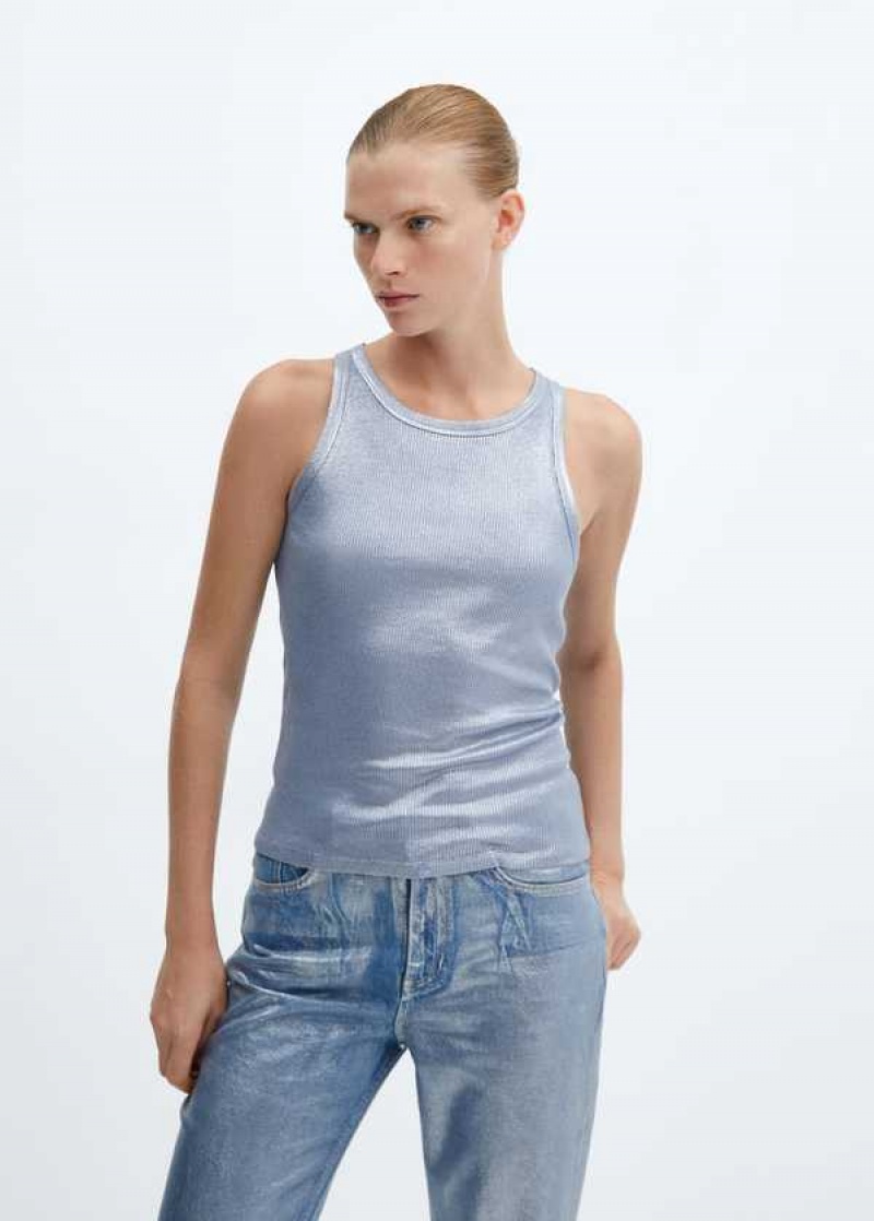 Mango Lyocell Foil Top | MNG-24696