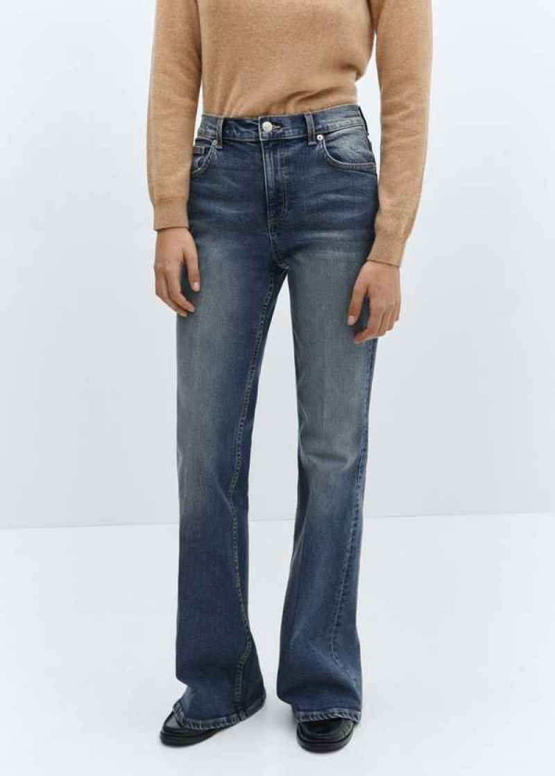 Mango Medium-rise Flared Jeans | MNG-23949