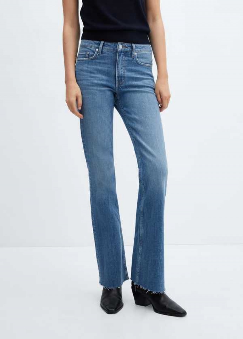 Mango Medium-rise Flared Jeans | MNG-23952