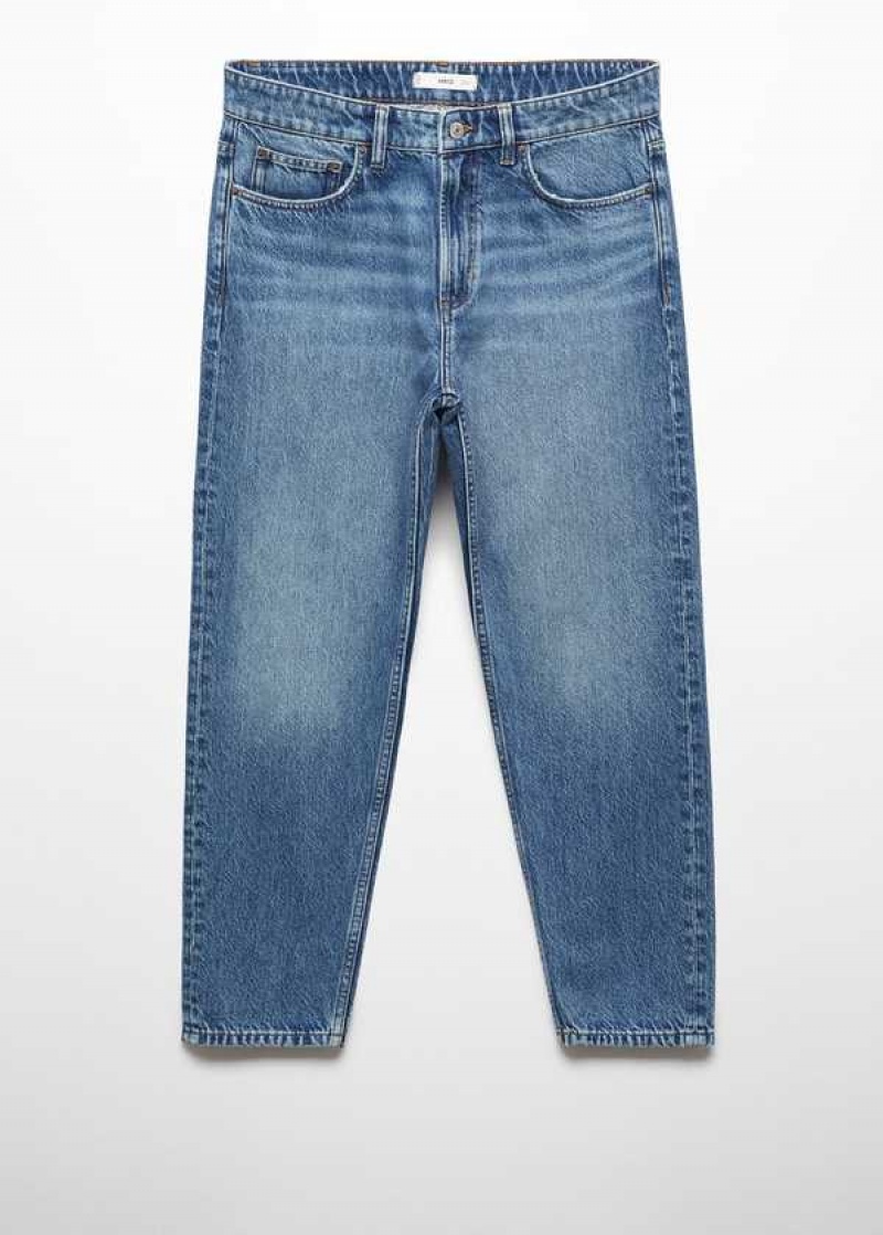 Mango Medium-wash Tapered-fit Jeans | MNG-21858