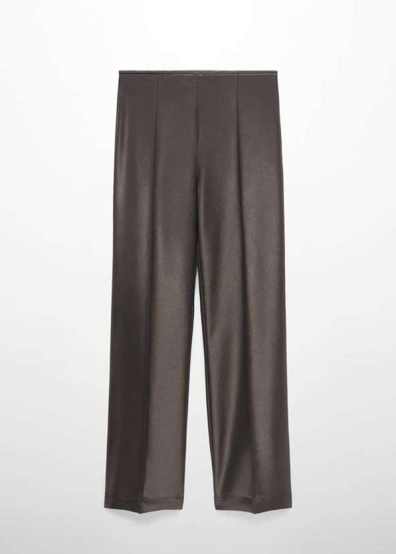 Mango Metallic-effect Pants | MNG-24300