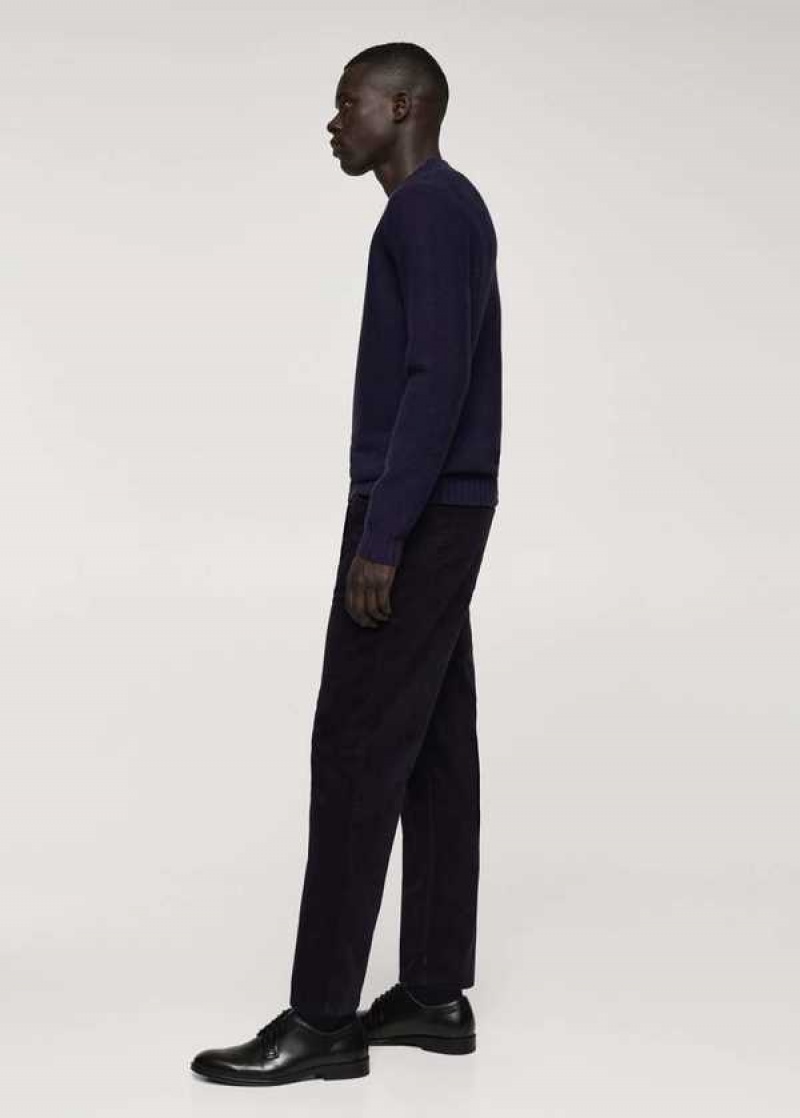 Mango Micro-corduroy Slim-fit Pants | MNG-22525