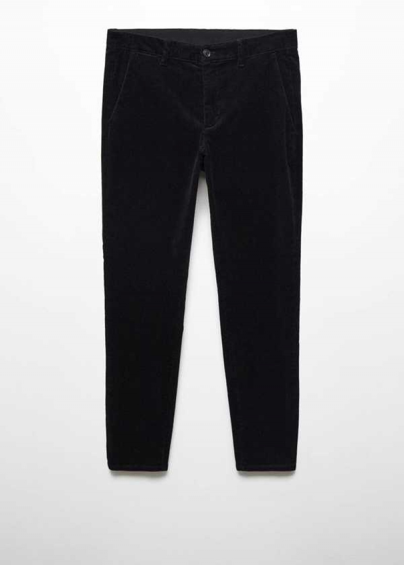 Mango Micro-corduroy Slim-fit Pants | MNG-22283