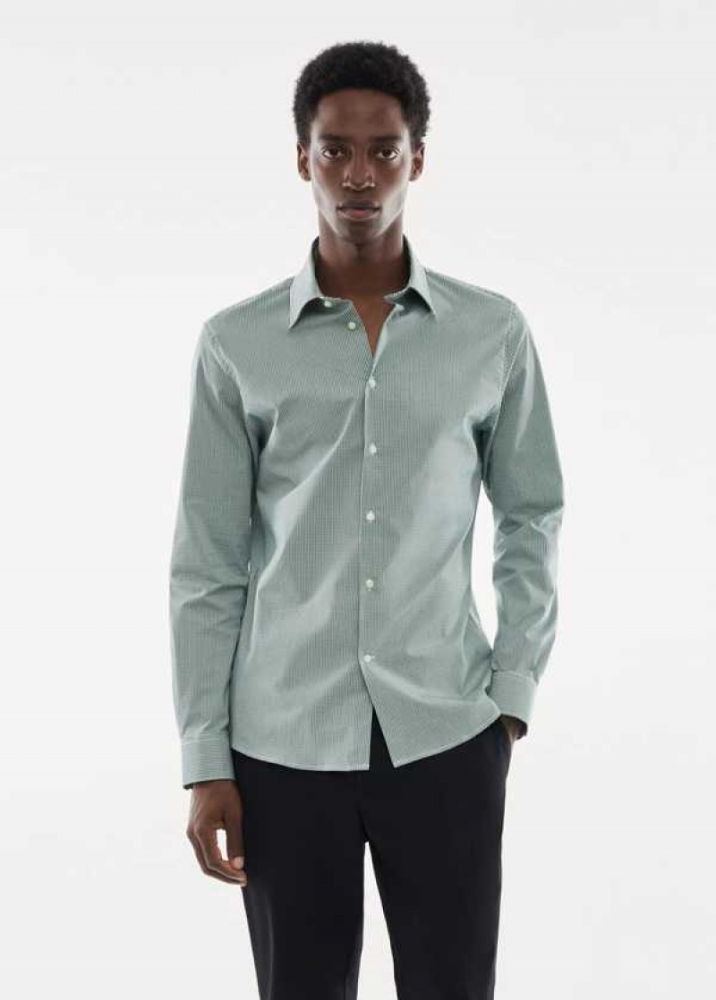 Mango Micro-stretch Fabric Shirt | MNG-22021