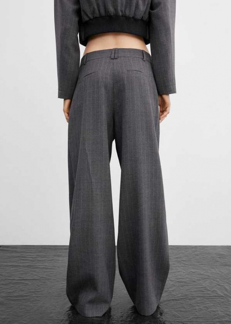 Mango Micro-striped Suit Pants | MNG-24484