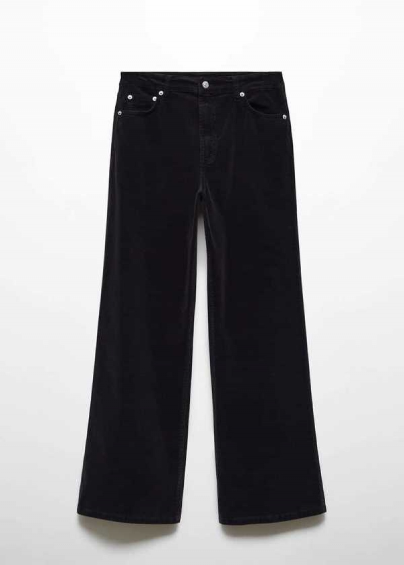 Mango Mid-rise Corduroy Pants | MNG-23851