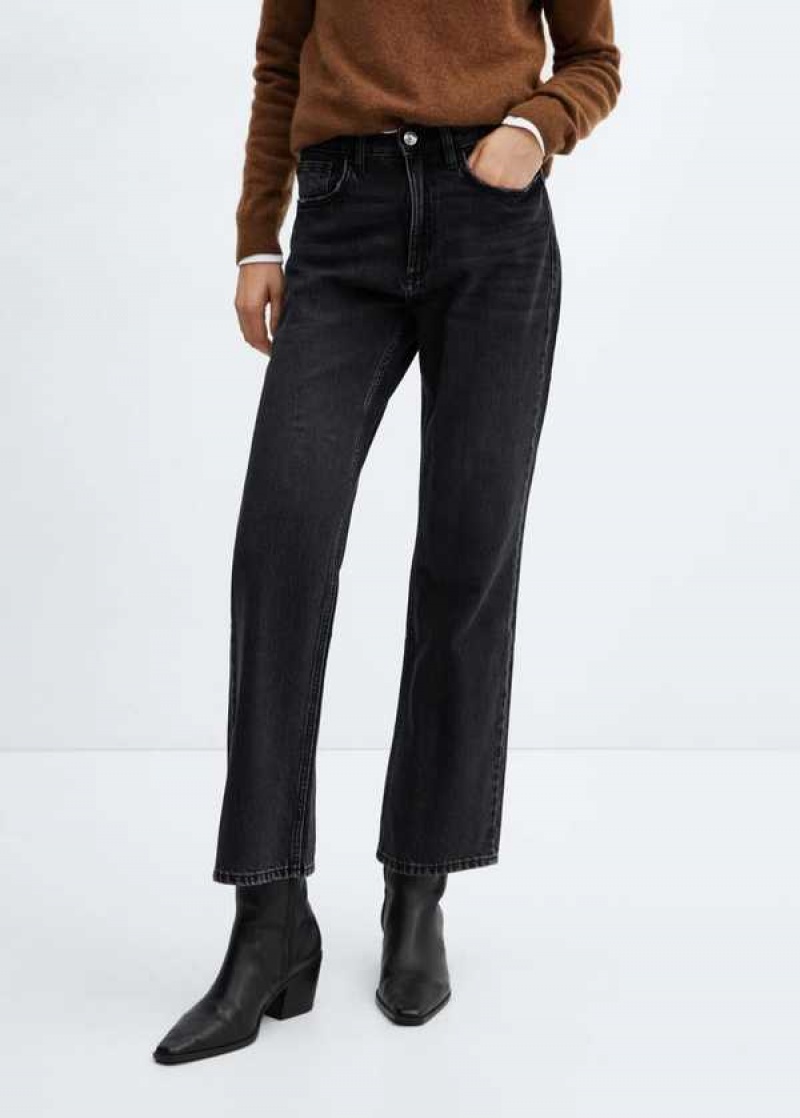 Mango Mid-rise Rovný Jeans | MNG-23791