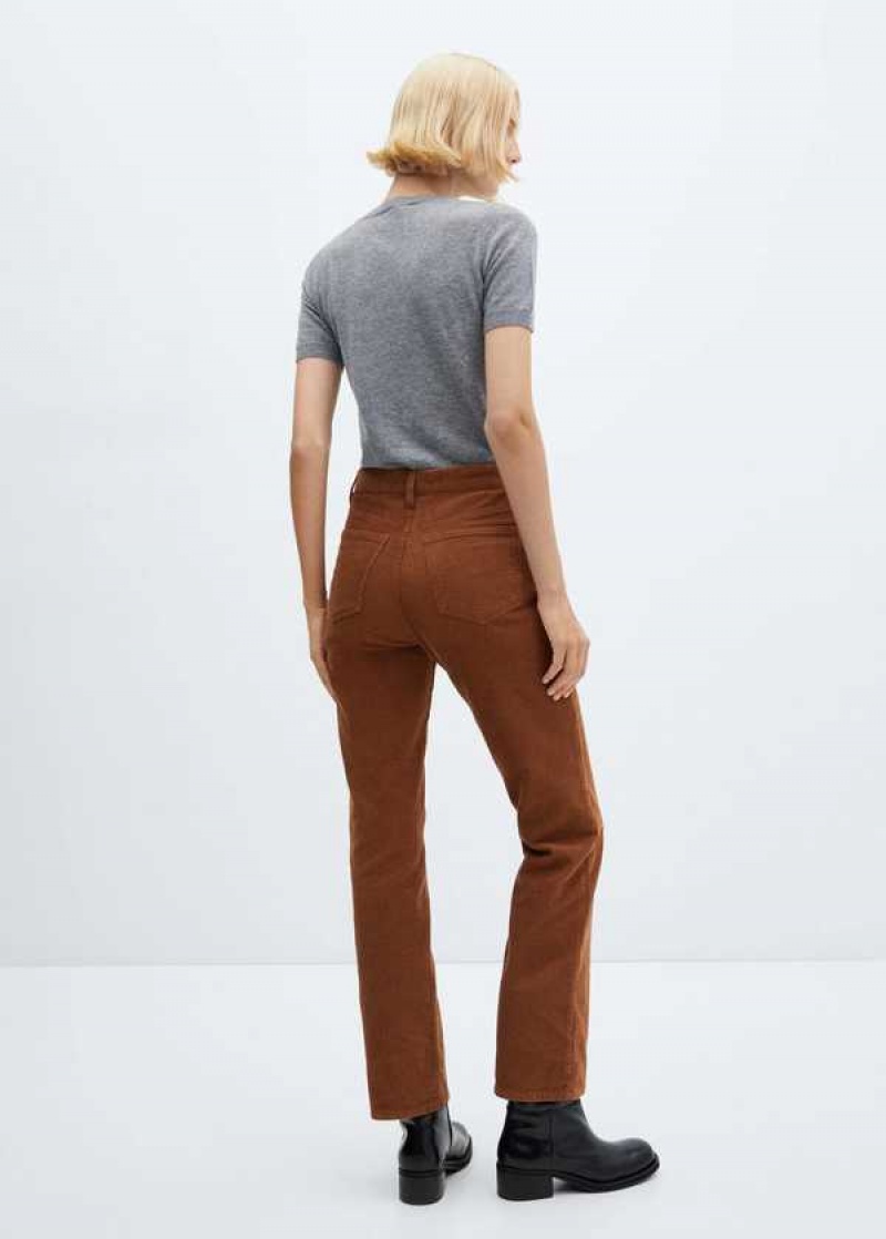 Mango Mid-rise Rovný Jeans | MNG-23803