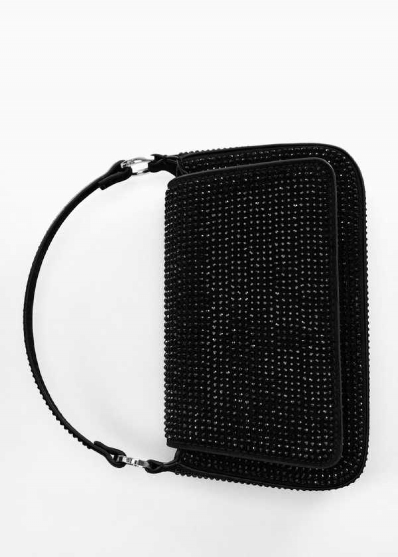 Mango Mini Rhinestone Chain Bag | MNG-23340