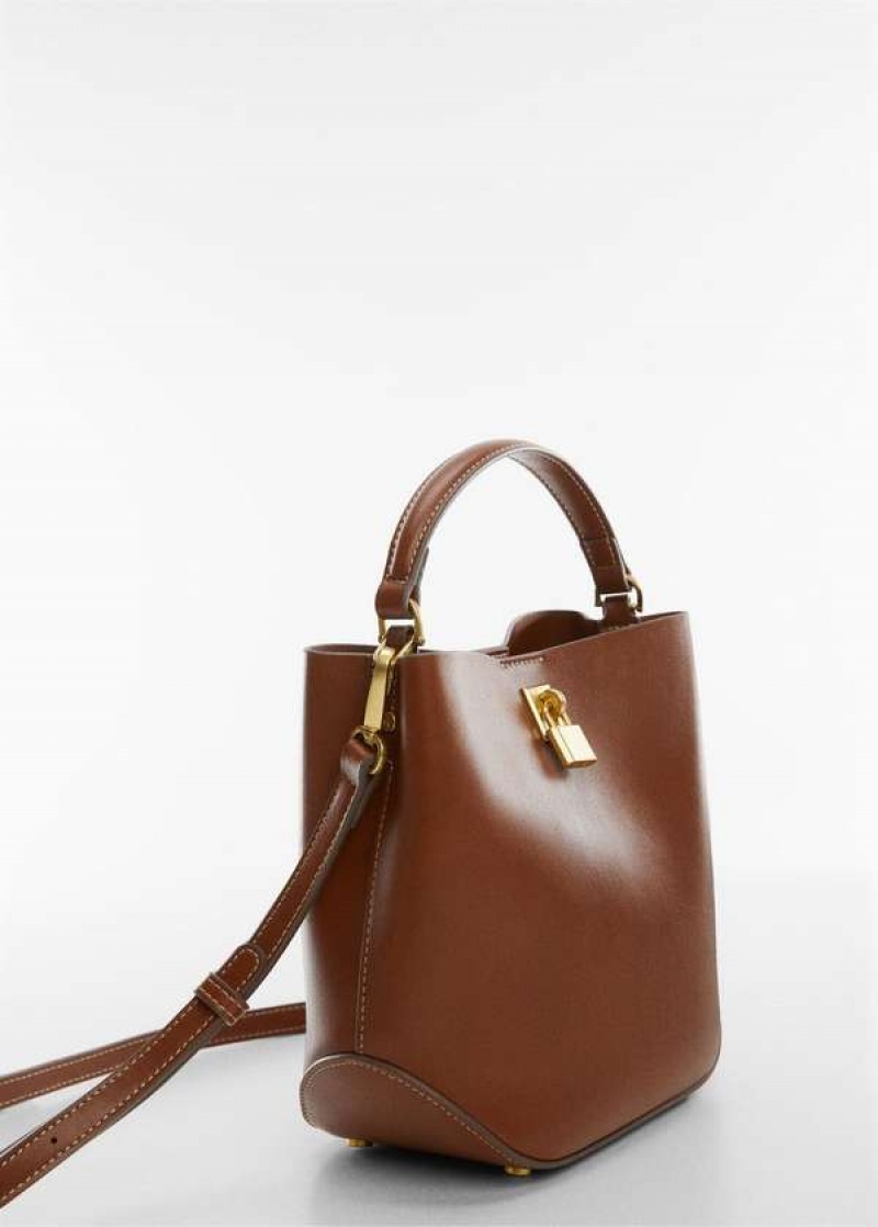 Mango Mini-shopper With Rear Padlock | MNG-23305