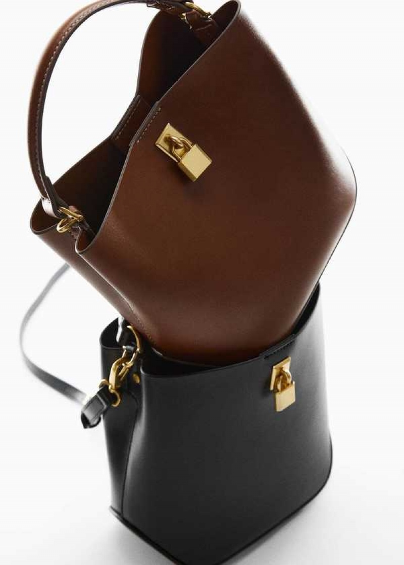 Mango Mini-shopper With Rear Padlock | MNG-23298