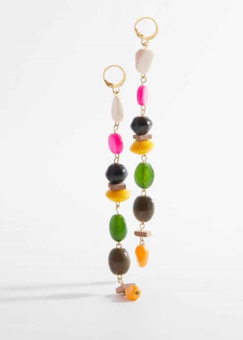 Mango Mixed Bead Earrings | MNG-22774