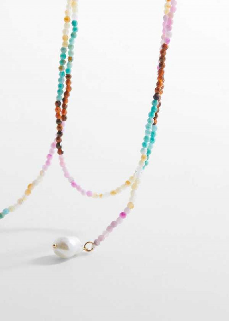 Mango Mixed Bead Necklace | MNG-22765