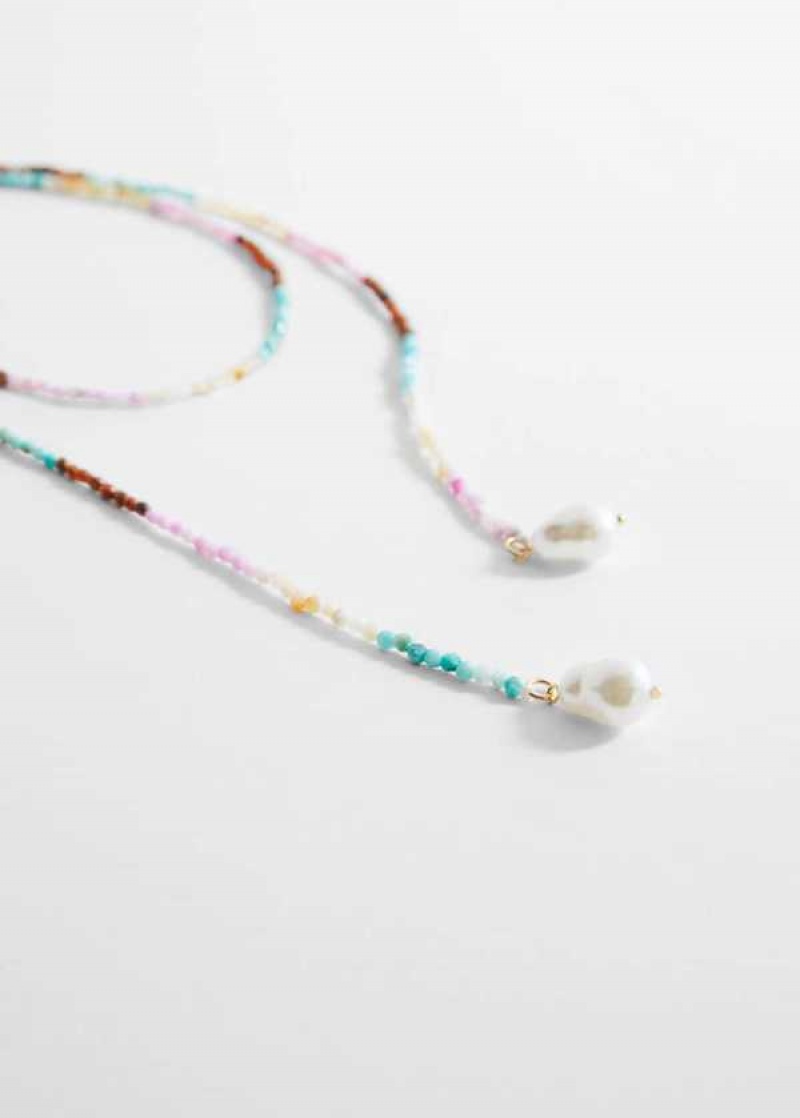 Mango Mixed Bead Necklace | MNG-22765