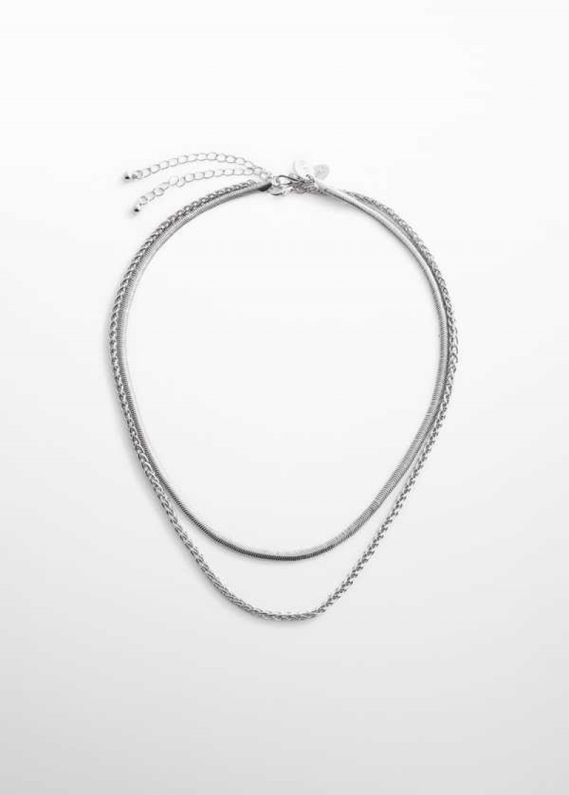 Mango Mixed Double Necklace | MNG-22834