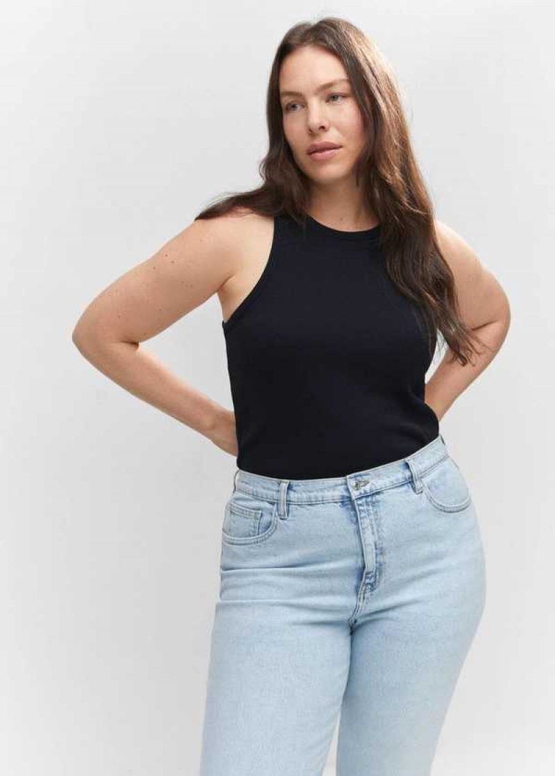 Mango Mom Pohodlí High-rise Jeans | MNG-23857