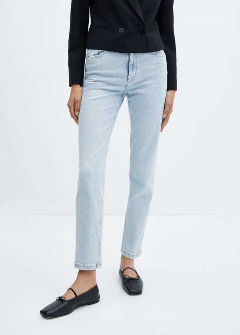 Mango Mom Pohodlí High-rise Jeans | MNG-23857