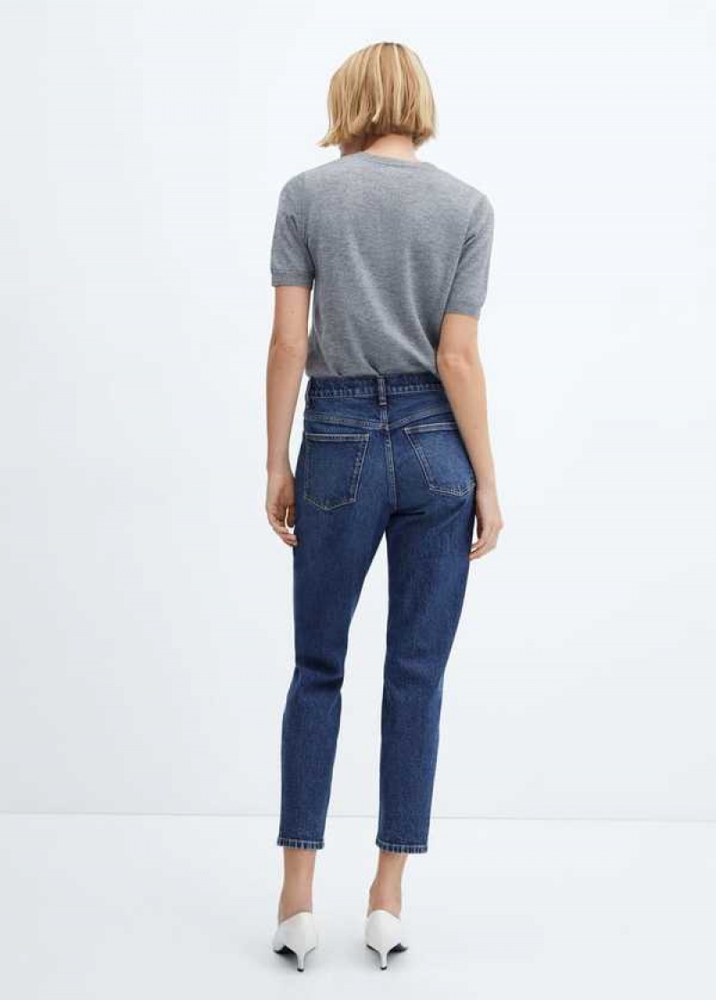 Mango Mom Pohodlí High-rise Jeans | MNG-23939