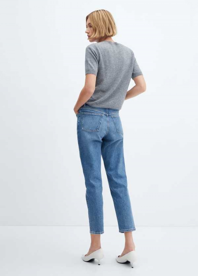 Mango Mom Pohodlí High-rise Jeans | MNG-23969