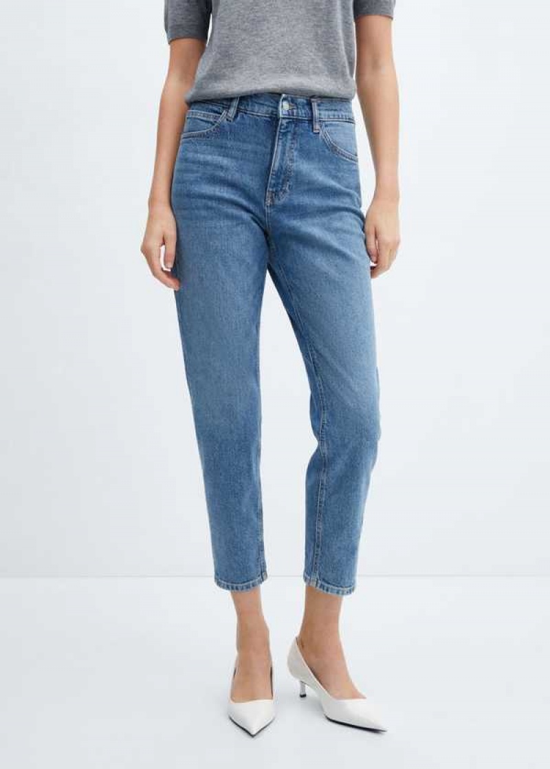 Mango Mom Pohodlí High-rise Jeans | MNG-23969