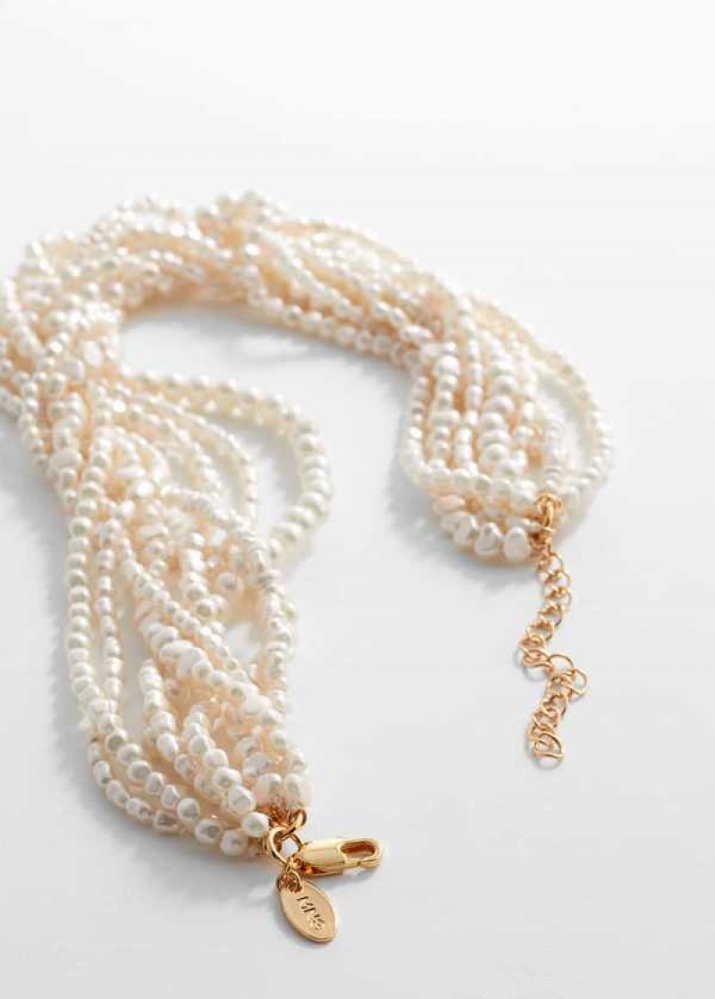 Mango Multiple-strand Pearl Necklace | MNG-22826