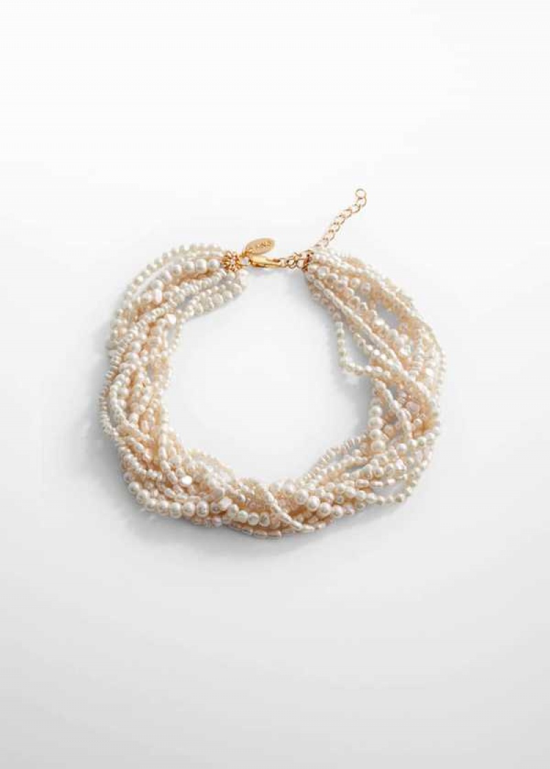 Mango Multiple-strand Pearl Necklace | MNG-22826