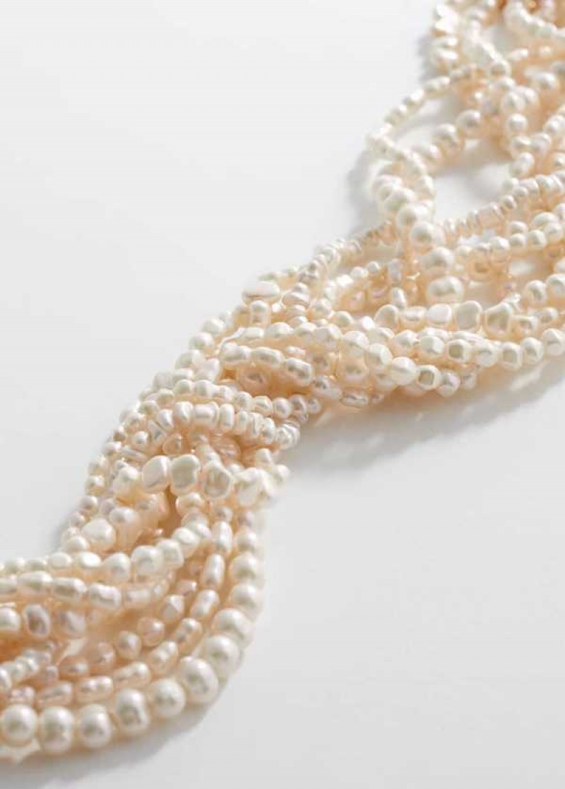 Mango Multiple-strand Pearl Necklace | MNG-22826