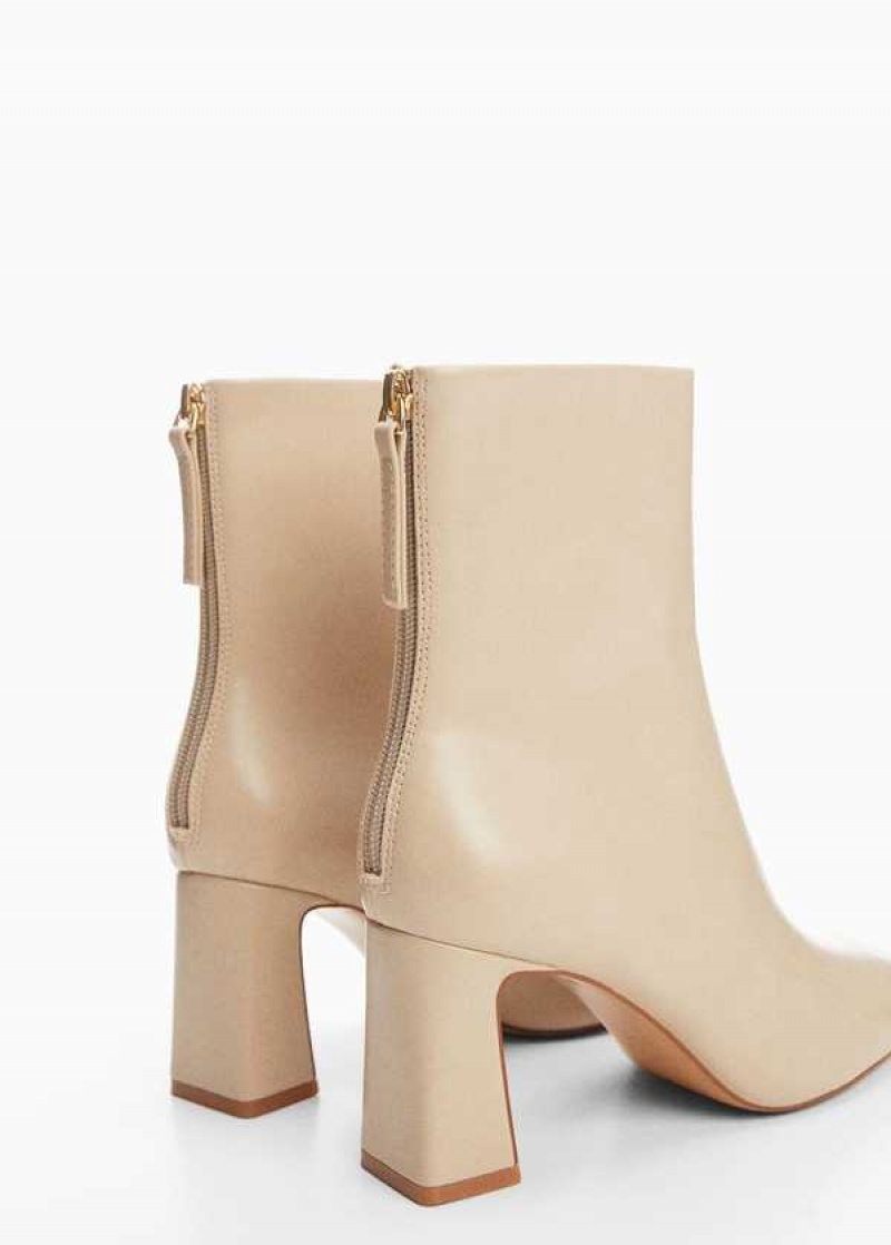 Mango Na Zip Zapínání Bootie | MNG-23576