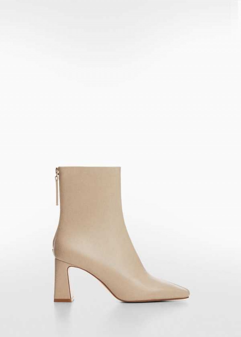 Mango Na Zip Zapínání Bootie | MNG-23576