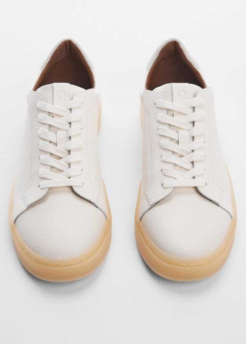 Mango Nappa Læder Sneakers | MNG-21256